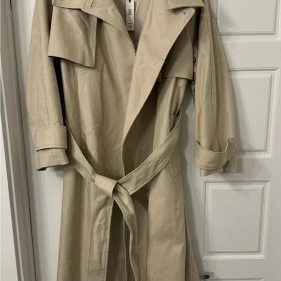 Banana Republic Oversized Italian Twill Trench Coat - Picture 4 of 5